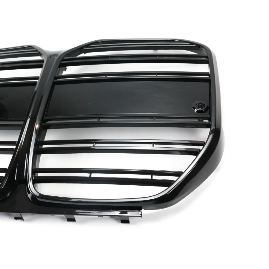 product tiypeor car for bmw new 4 series 2021 g22 2 door front grill carbon fiber glossy black abs g22 dual slats front grille-5