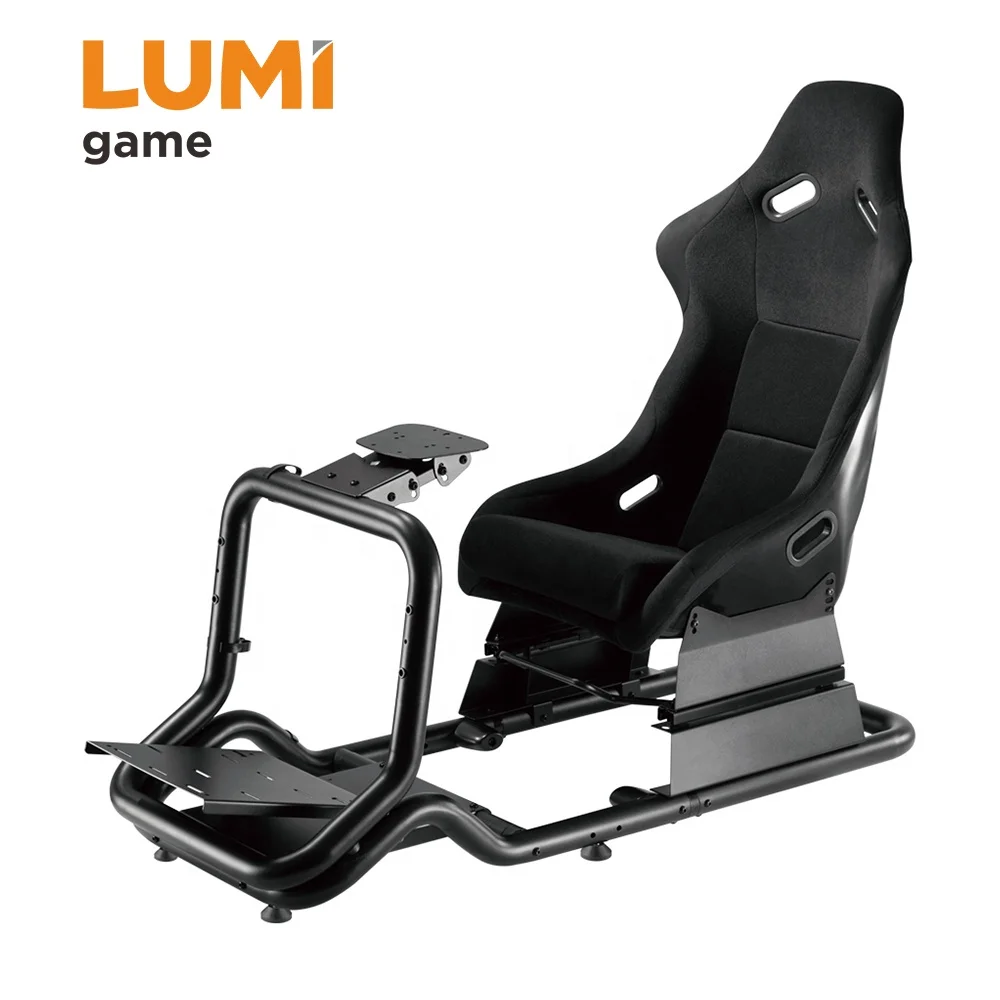 LUMI Car PC Driving Steering Wheel Stand Gaming SIM Racing Simulator  Cockpit with Seat - China SIM Racing Cockpit and Racing Simulator price
