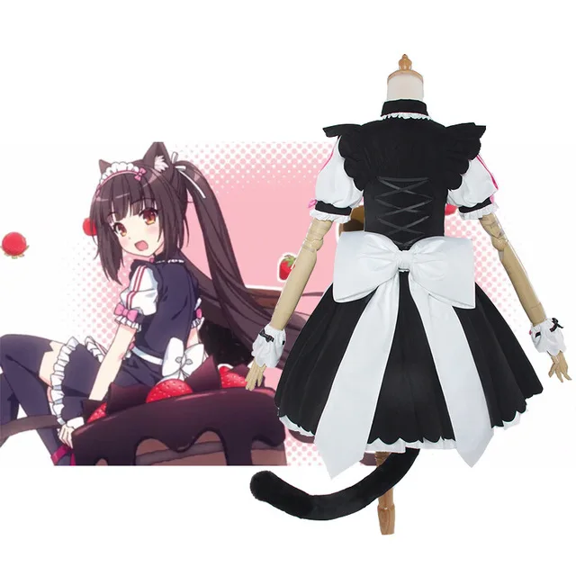 バニラネコパラコスプレチョコレートメイド衣装 OVA メイド制服ネコ