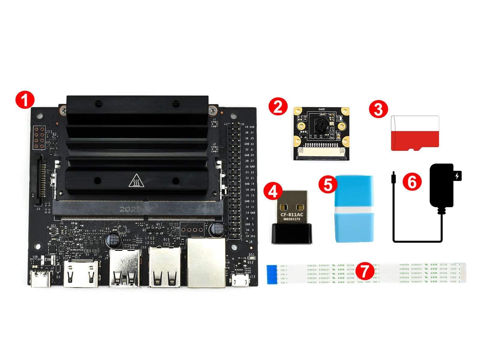 NVIDIA Jetson Nano 2GB Development Pack - AI Vision Kit