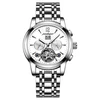 5 Silver Case White Dial