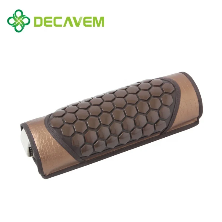 Decavem Newest Cervical Gemstone FIR Therapy Reduce Head Pain Tourmaline acupressure Pillow FCC Certificate