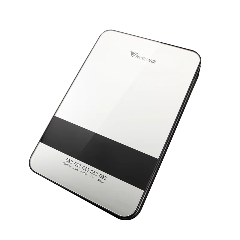 Hannover DHC Smart Energy-Saving IPX4 Waterproof Plastic Tankless Water Heater for Household Outdoor Hotel & Car Use LED Display