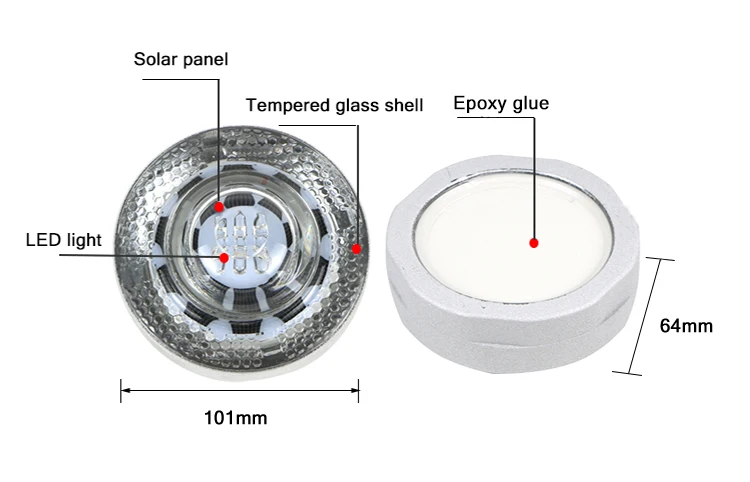 Waterproof Ip Glass Round Raised Pavement Marker Solar Road Stud Buy Solar Road Stud Light