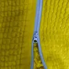 Yellow + blue ykk zipper
