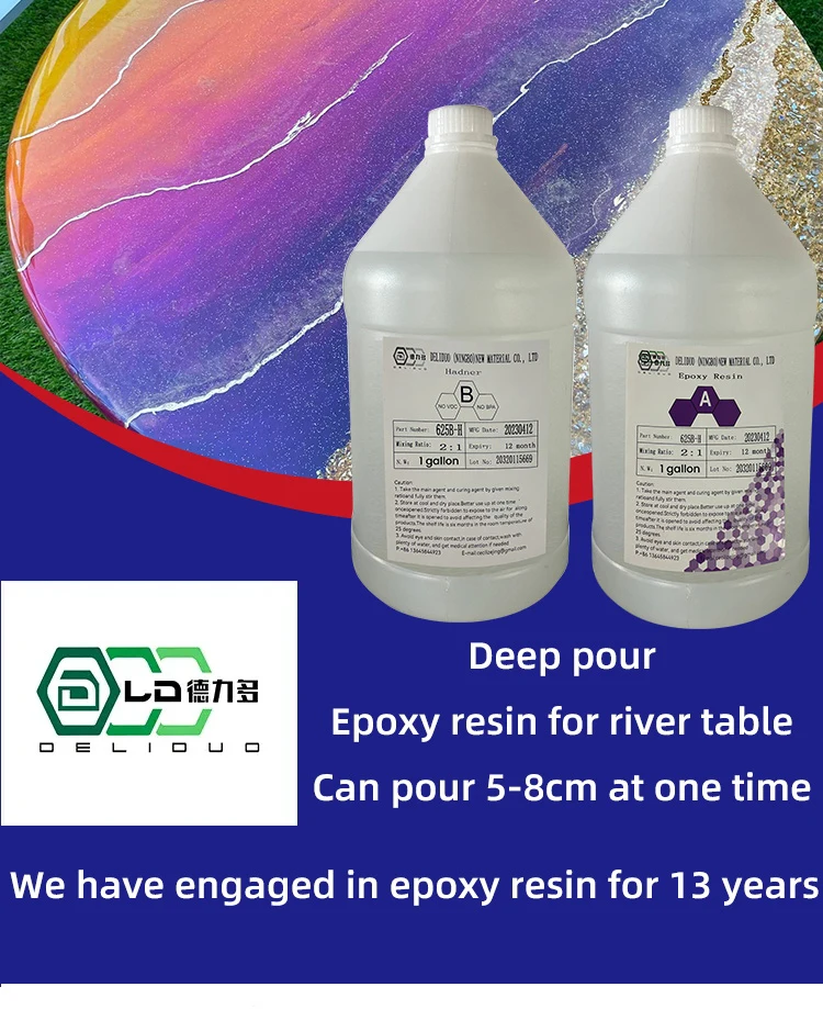 Epoxy Resin And Hardener Clear Crystal Casting Epoxy Resin For River