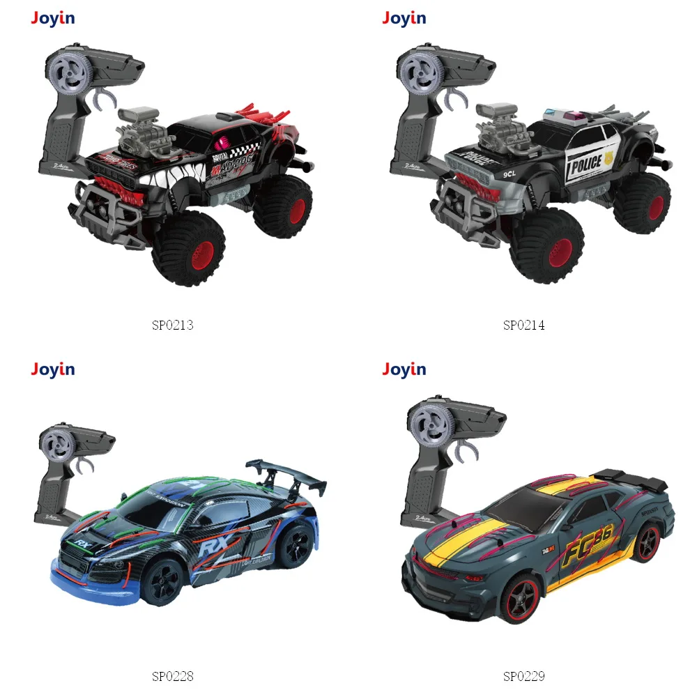 2.4 GHz 1:14 Scale 2024 Giant Truck Streamer Light 3 Modes Flashing Remote Control Toy Cars RC Customizable Neon LED 10KM/H
