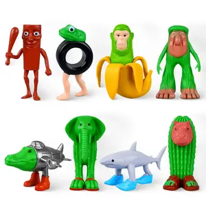 EPT TungTungTung Sahur Tralalelo Tralala 3D Printing Statue Decoration Fidget Creative AI Toy Tralalero Tralala Action Figures