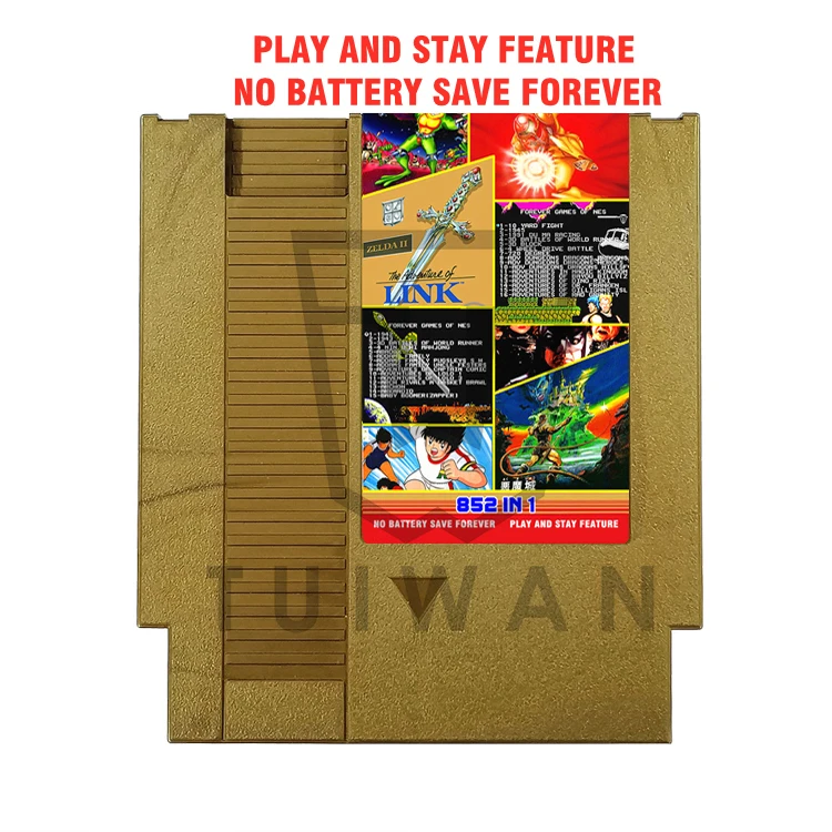 Newest Color IC Save 852 in Nes Game Cartridge FC Multi Cart for NES