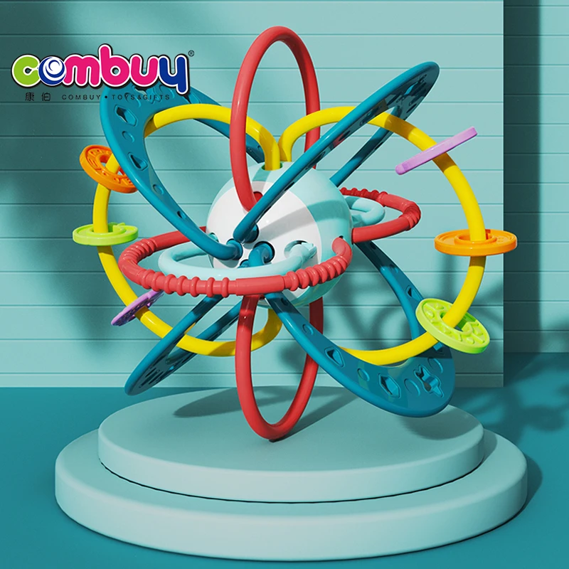 Игрушка-погремушка для новорожденных, силиконовый шар