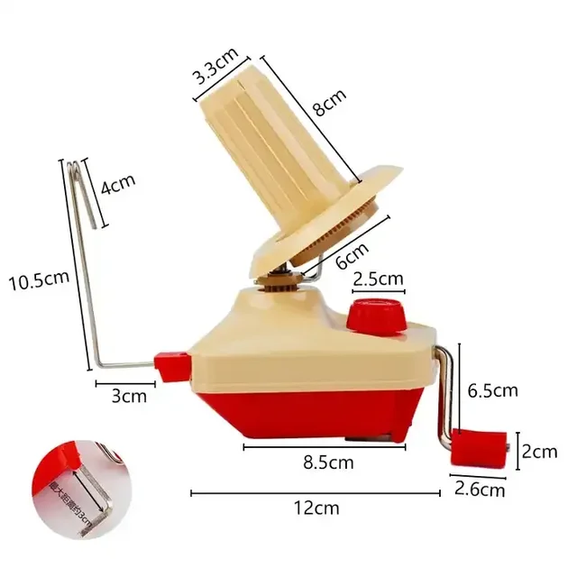 factory low cost Plastic manual wool yarn ball winder for tufting yarn hand knitting weaving
