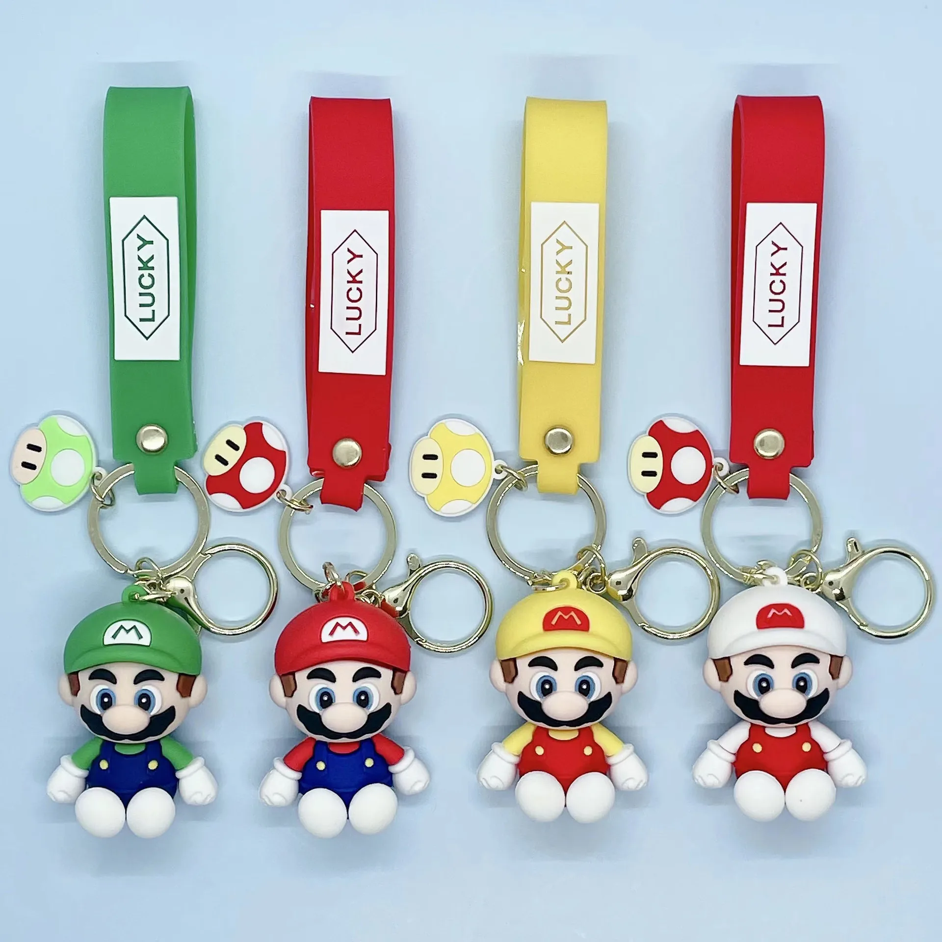 Wholesale Classical Super Mario Collection Anime Cartoon 3d Doll Key ...