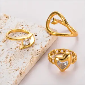 Rings Romantic Textured Irregular Daily Necessities Beach Holiday  Design Customize Light Cristamas Bridal Rings