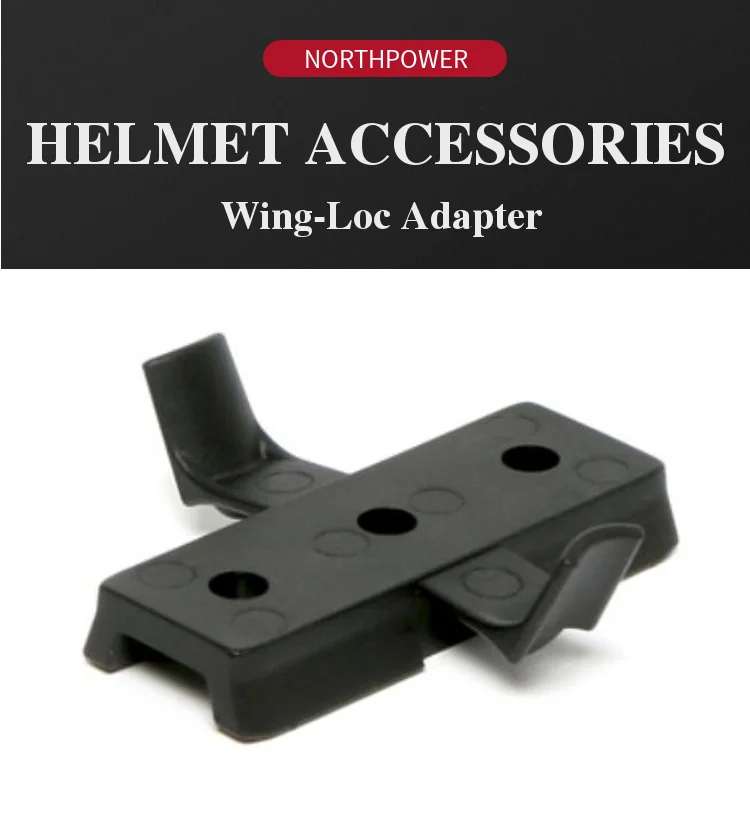 Tactical Helmet Picatinny Wing-loc Adapter - Buy Helmet Adapter ...