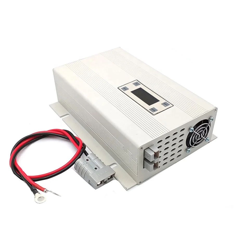 CE ROHS  Intelligent 8 Steps Charing Smart Automotive  Battery Charger 12v 24v 48v 8A 15A 20A 25A 50A