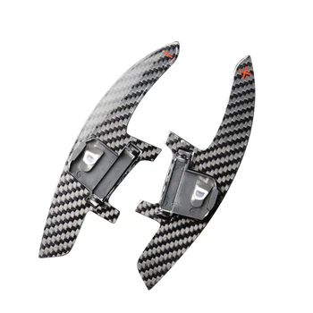 Real Carbon Fiber for Volkswagen Golf 7Rline7.5 GTI7 Touareg Carbon Fiber Shift Paddles Interior Modification