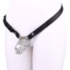 FRRK-318A L size round ring silver cage+belt