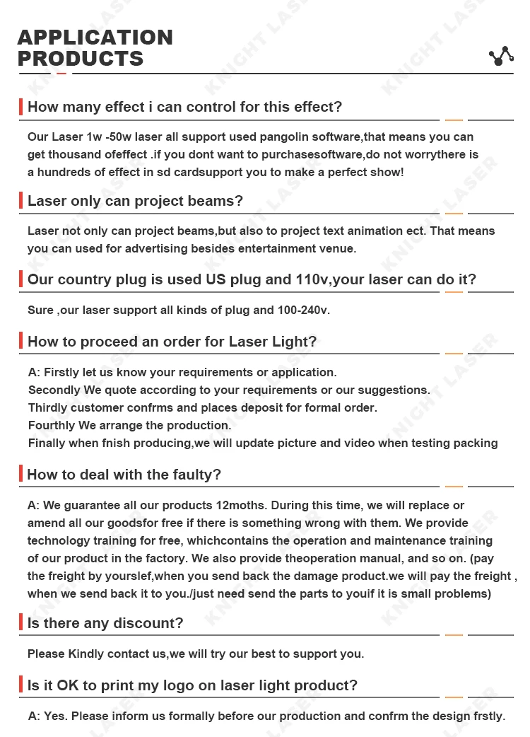Yunxin 5w Dj App Control Rgb Animation Laser Light for Stage