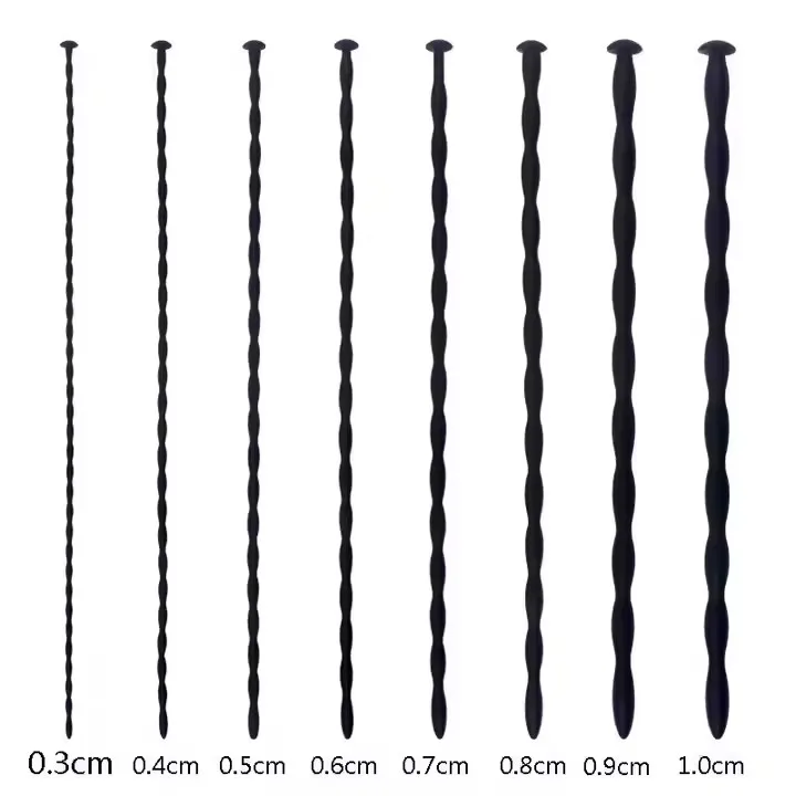 Silicone Urethral Sounds Trainer Plug Dilatorl Stretcher Rod Bladder Stimulation for Men Bdsm Male Masturbation Rod Penis Plugs
