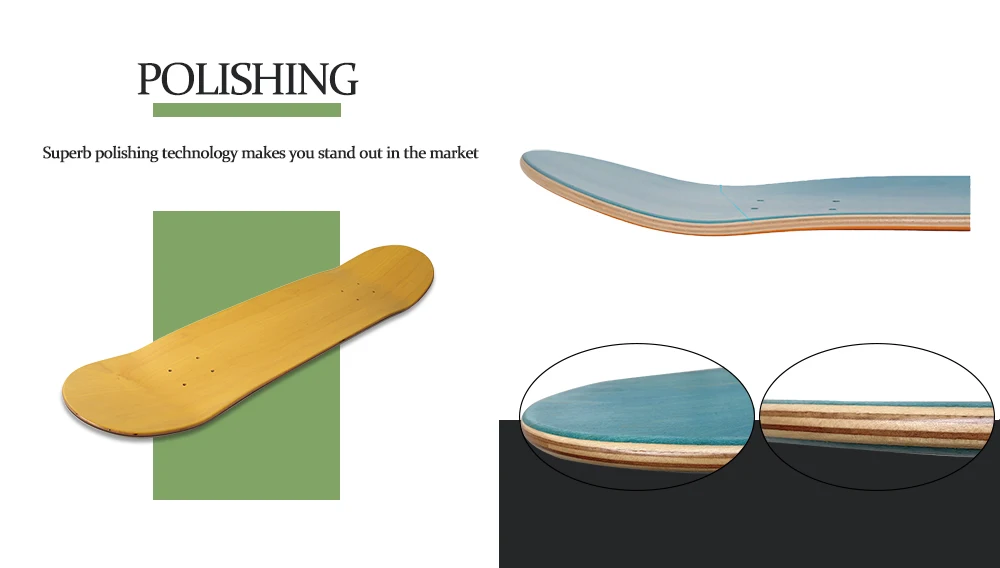 Yafeng Blank Skate Board Deck Manufacturer Wholesale Oem 8.0 8.25 8.5