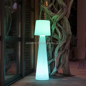 High Quality Colorful LED Plastic Floor Lamp for Outdoor Garden Decor for Villas Courtyards Guest Houses Hotels
