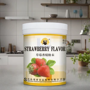 Halal Support OEM Food Grade Strawberry Flavours Powder Flavor for Ice Cream