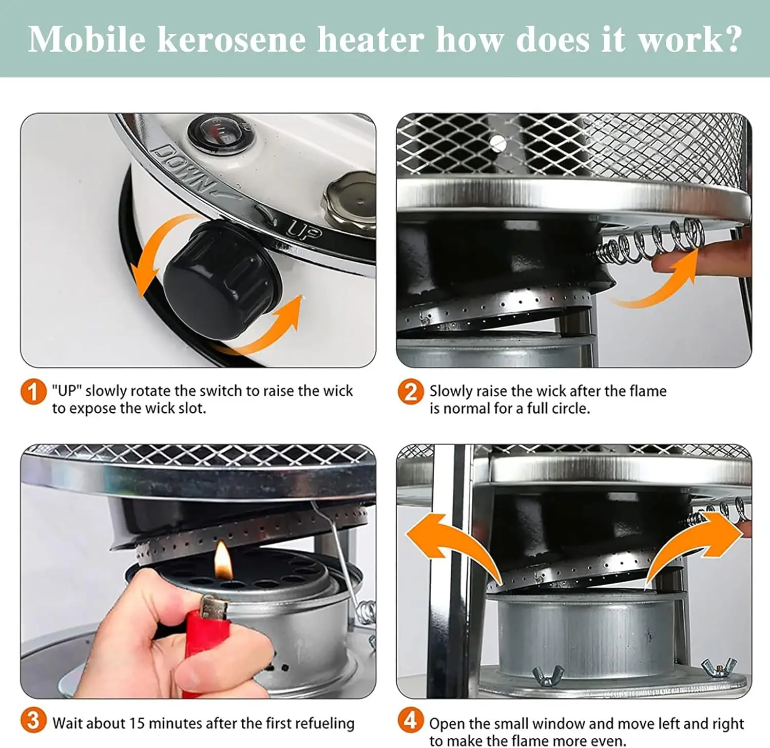 Portable Kerosene Stove, Steel - detail 12