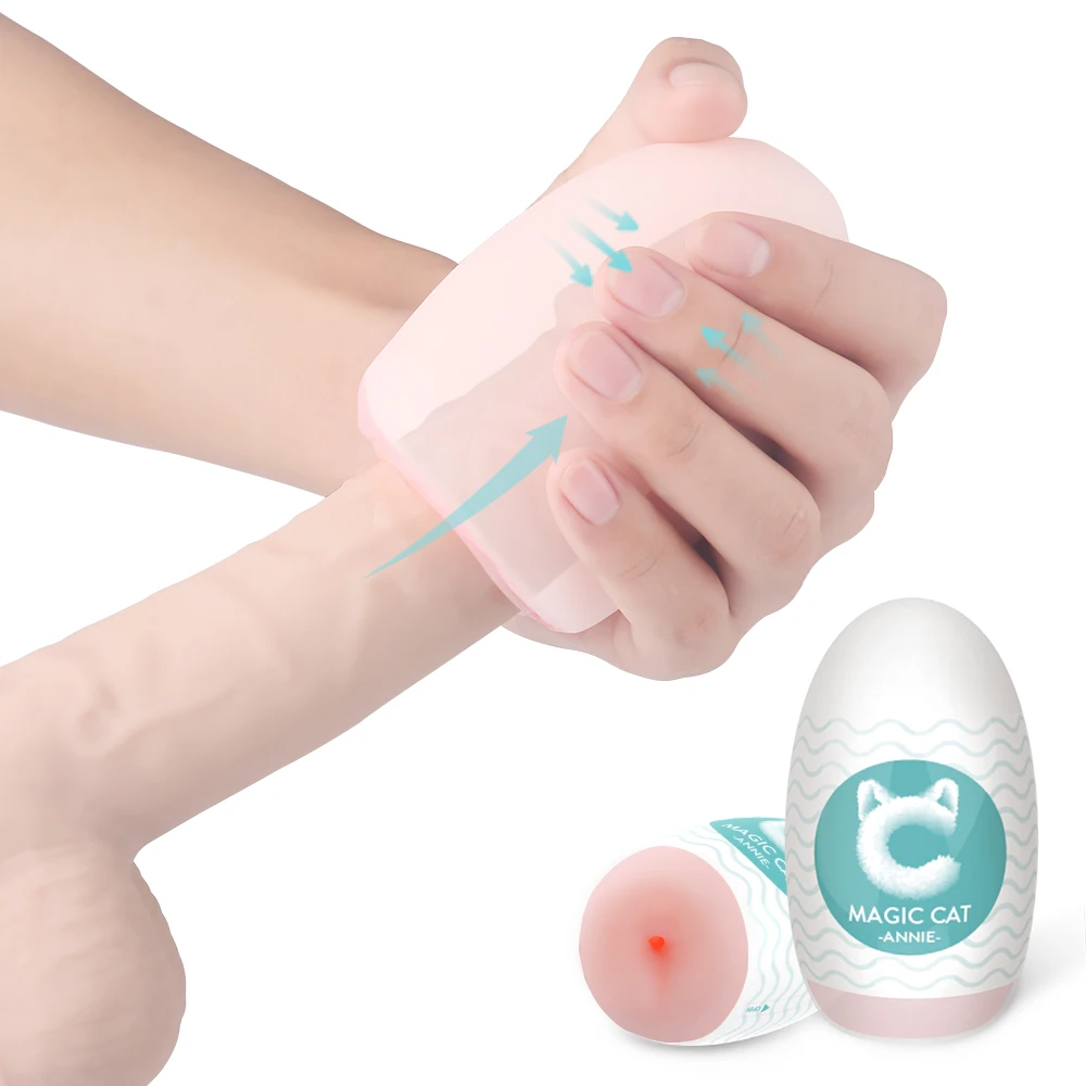 Male Masturbator for Egg Pocket Pussy Vagina Sex Adult Toys Penis Organ for  Egg Masturbator for Men