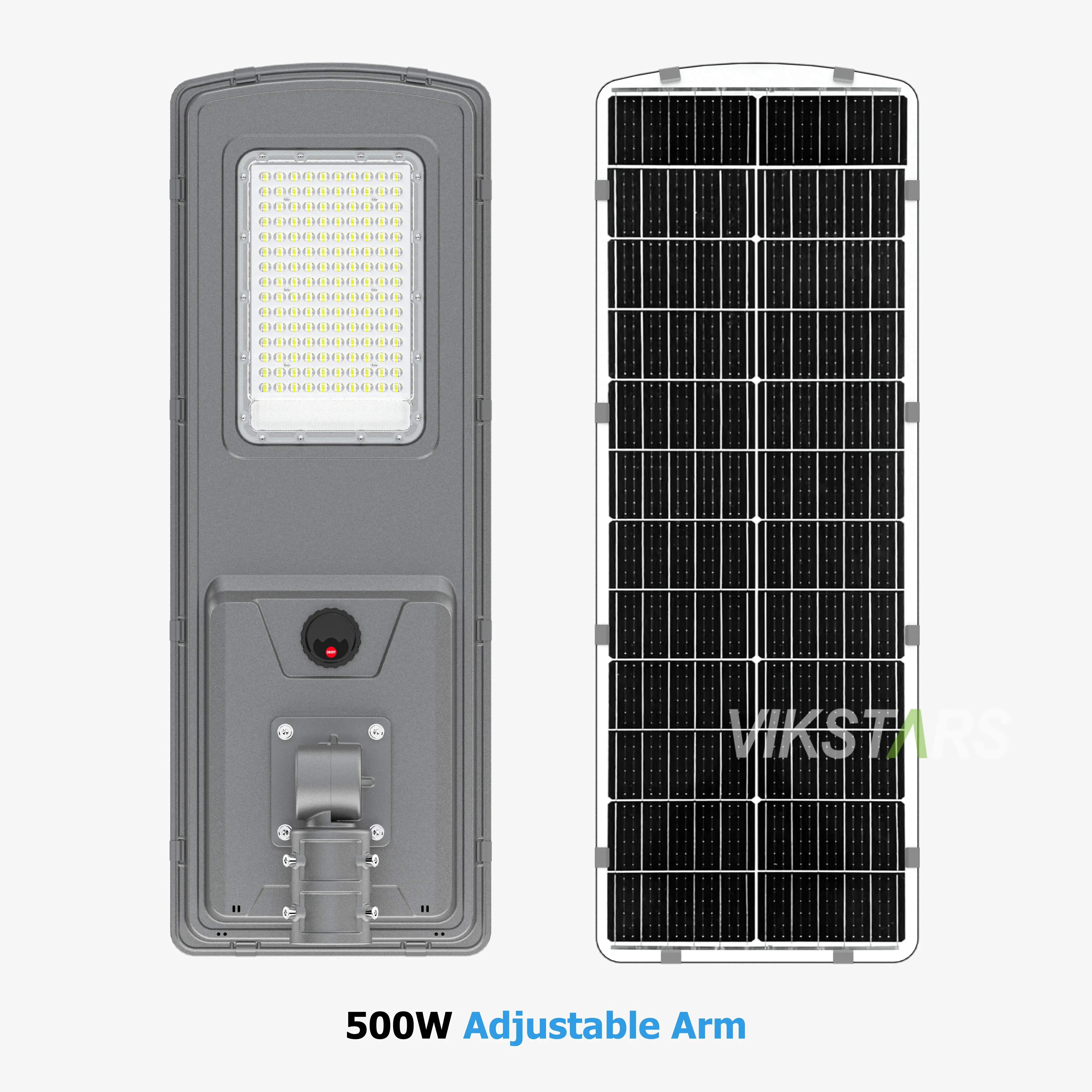 2025 Newest All in One Solar Street Lights Outdoor 300w 400w 500w Lamp for Road With Light Sensor Motion Sensor Solar Lamp