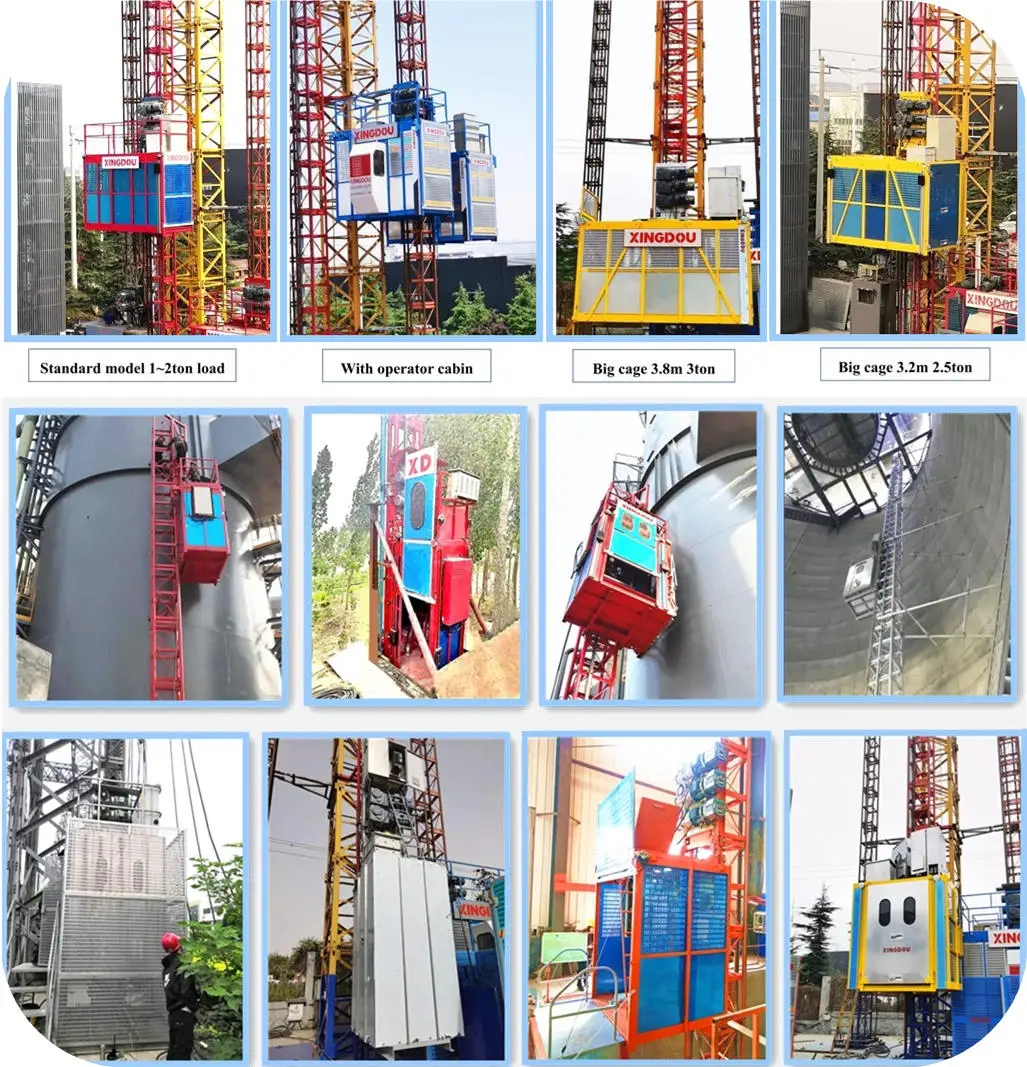 Construction Passenger Material Hoist Gearbox Sc200 Construction Elevator  Motor and Reducer - China Gearbox, Hoist Reducer
