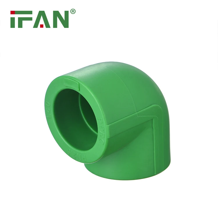 IFAN Green Color PPR Pipe Fittings 1/2"  PPR Elbow 32- 110mm PPR Fittings Elbow