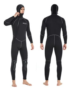 Sbart Diving Clothes Surf Clothes 7MM Wet Suit Neoprene Diving Suit Freediving Spearfishing 7MM Wetsuit With Velvet Lining