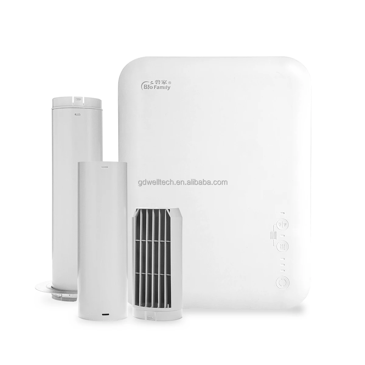 Evipo Wall Mounted Hrv Erv Heat Recovery Ventilation Bedroom Erv Air