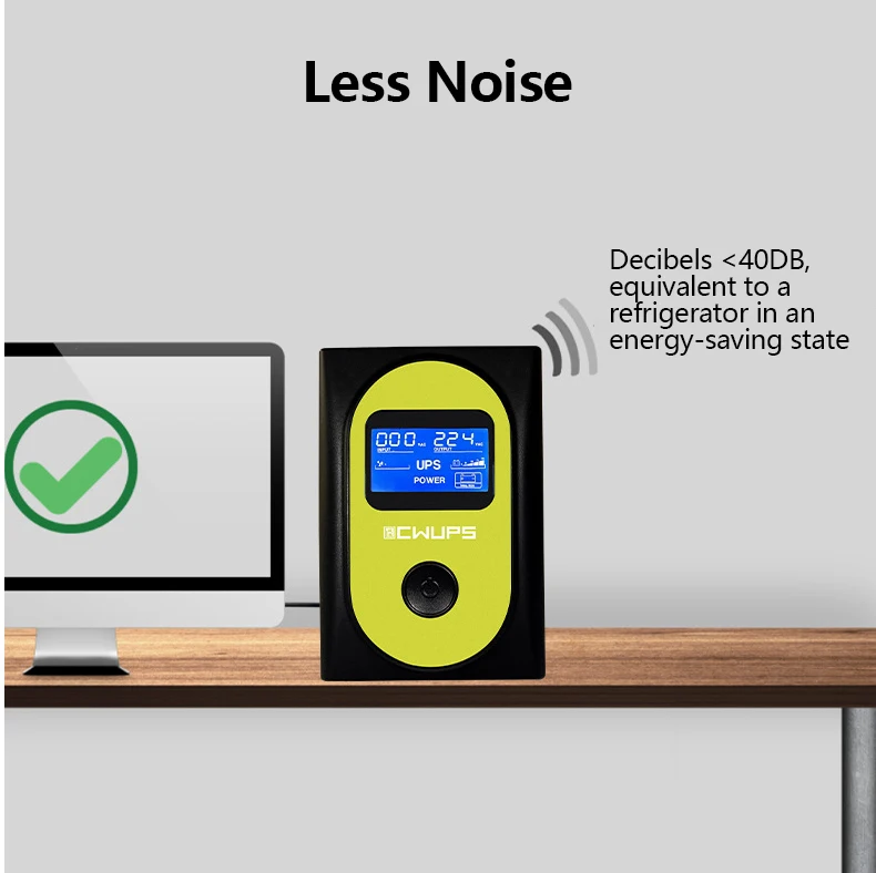 Computer Ups Portable Power Bank Computer 24vac 850va 480w Smart Power Offline Ups Power Supply