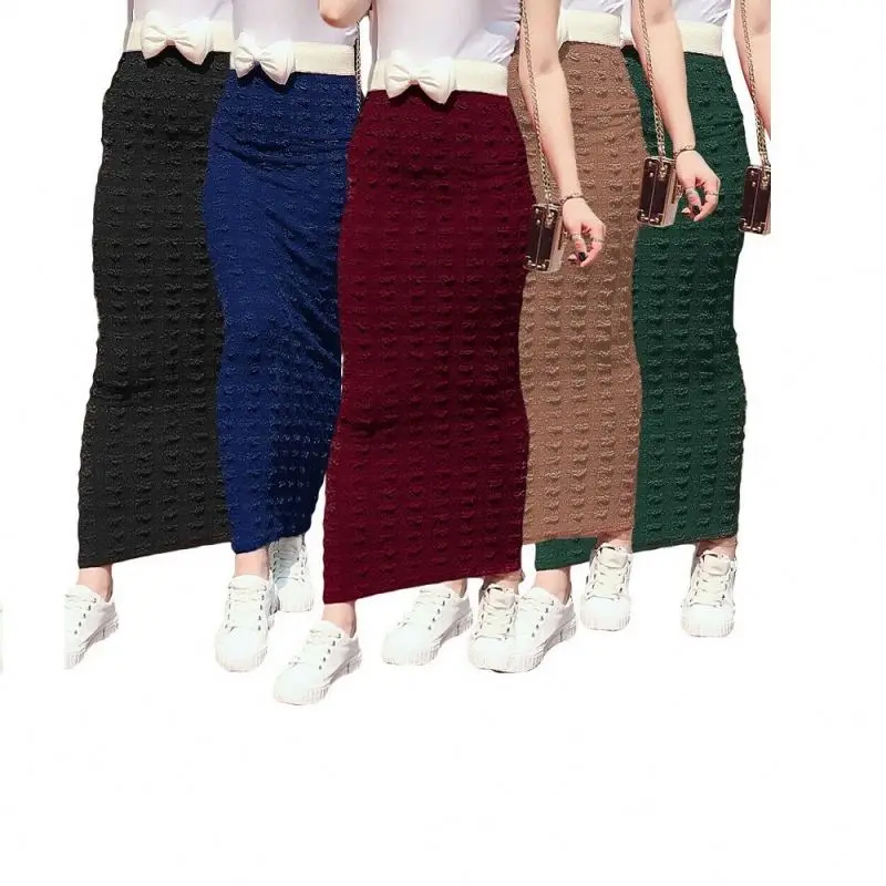 high waisted maxi pencil skirt