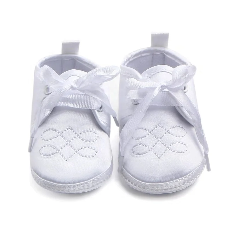 white christening shoes for baby girl