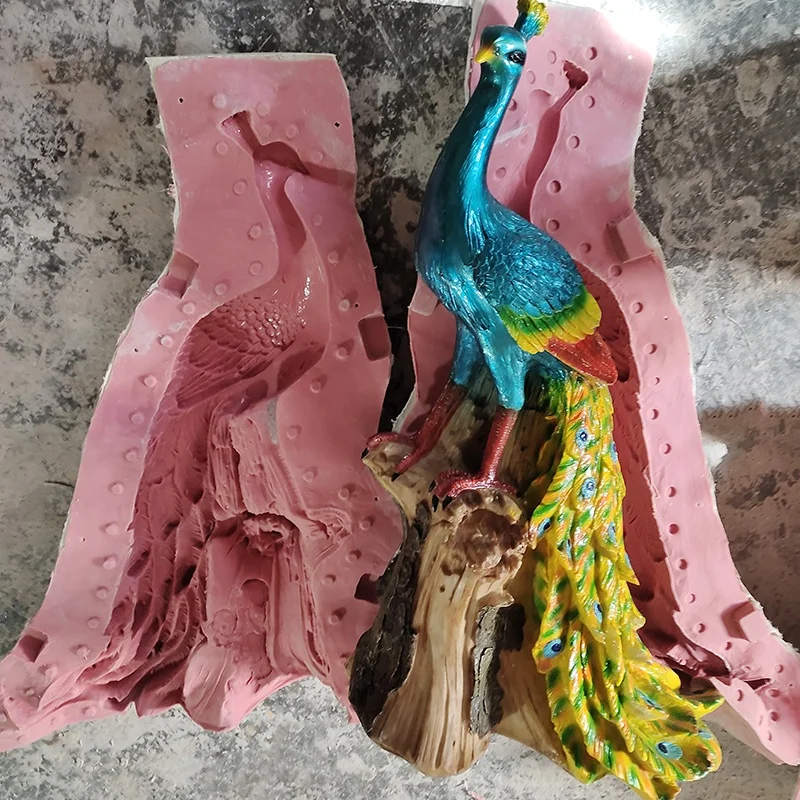 Fiberglass Lion Statue Mold Silicone Large Animal Molds Dog Tiger Cat