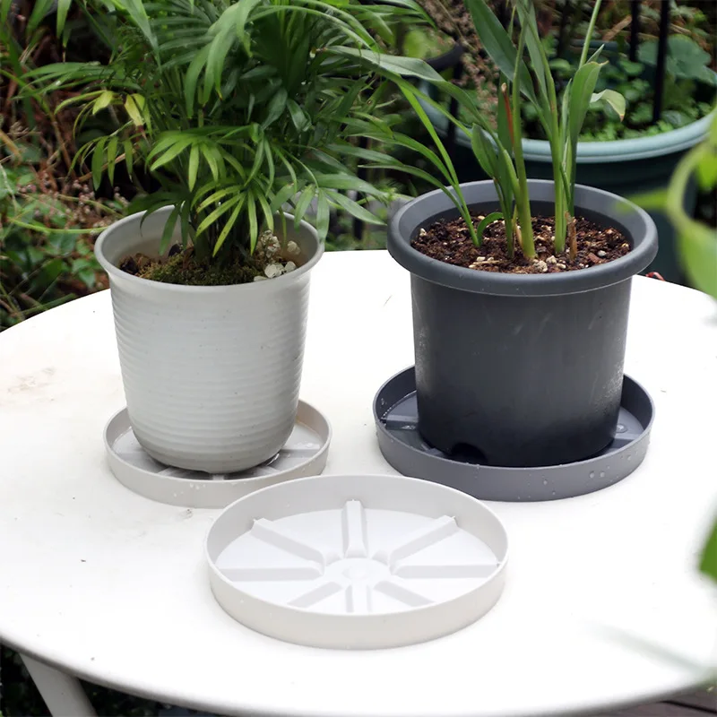 The Most Popular Round Garden Courtyard Plastic Flower Pot Durable