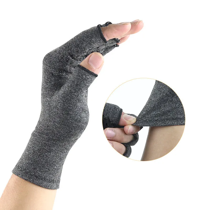 Hot selling Wrist compression arthritis gloves Health care half-finger gloves Sports protective Gear pressure Protective gloves