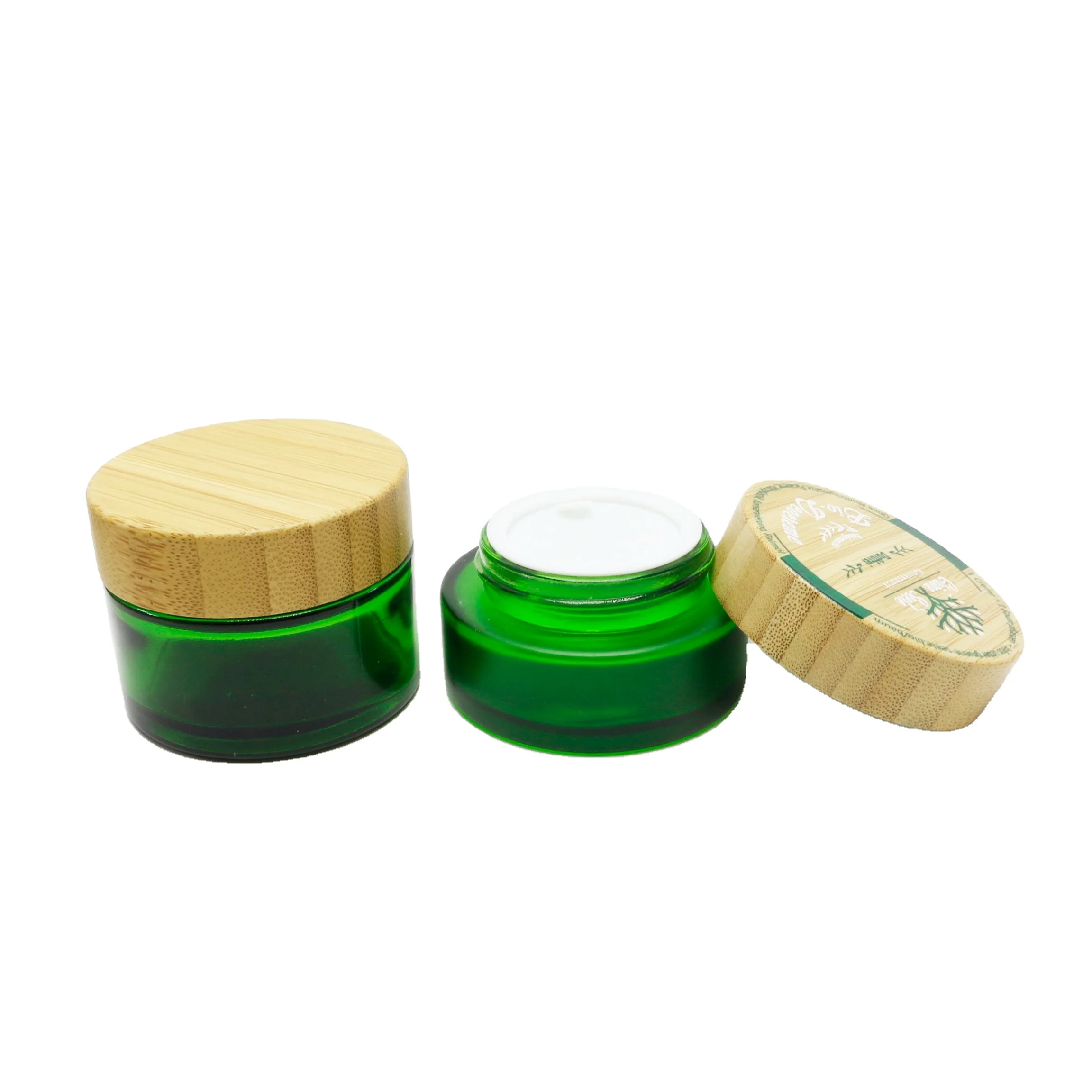 Download 30g Green Glass Jar Luxury Cosmetic Jar Packaging Eco Friendly Bamboo Lid Glass Jar Bj 253an Buy Green Bamboo Jar Bamboo Cosmetic Jars Bamboo Jar Product On Alibaba Com