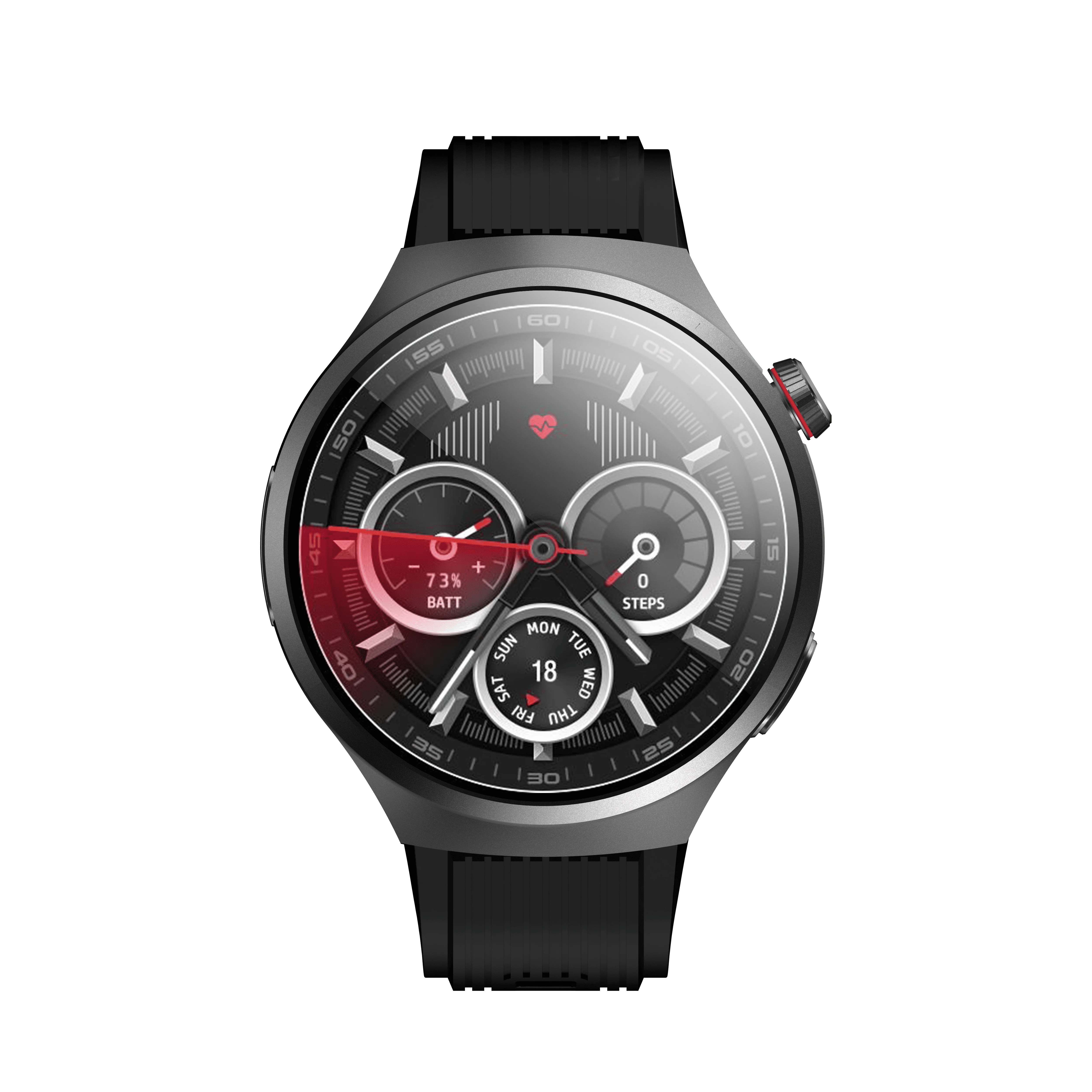 Android 8.1 MT106 Heart Rate Sensor for Health 3G +32 GB Memory 4G LTE & Wi-Fi Global Network Worldwide Calling Smart Watch