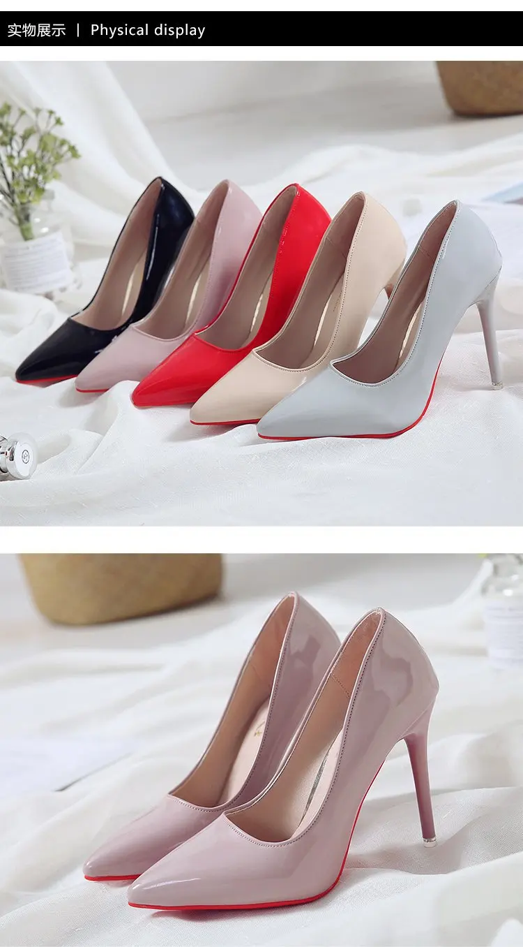 Wholesale New Design Nice High Heels Red Bottom Women Dress Casual Sandals  Plain Summer Light Luxury Lady Heel Shoes From m.