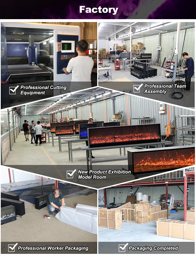 Indoor Custom Electronic Fireplace, 110V, 30W - detail 14