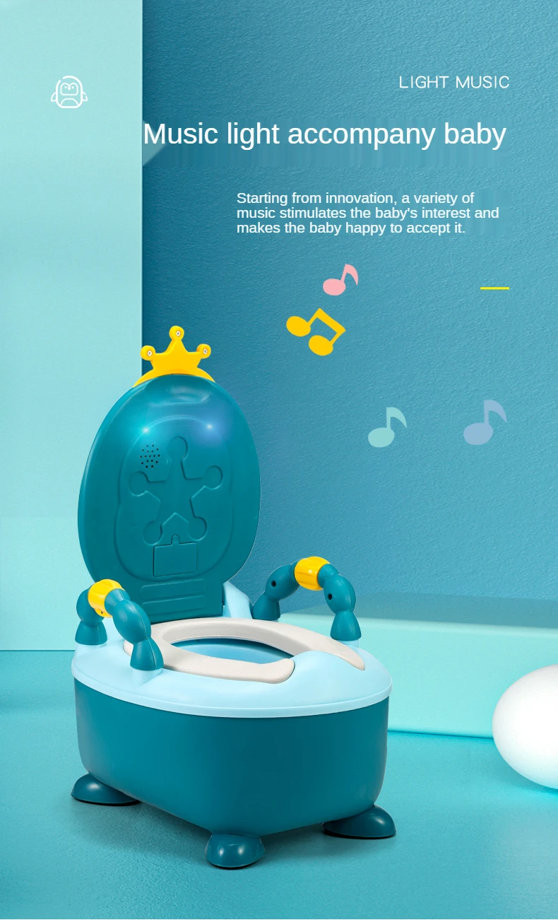 Potty Training Seat/ Potty Training Chair Pu Cushionplastic Eco