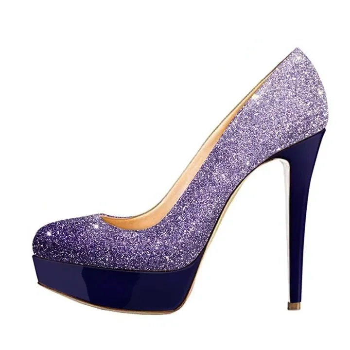 Zapatos De Boda Dorados Y Plateados, Zapatos De Tacón Para Mujer, Zapatos De  Tacón Alto Para Fiesta, Zapatos De Mujer | Wish