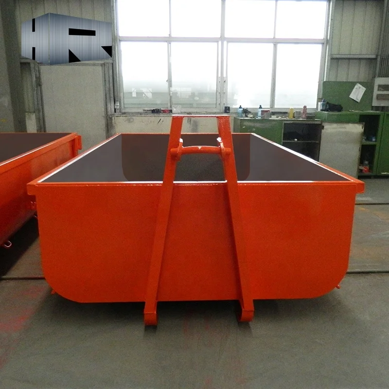 Customized 6CBM Roll-Off Dumpster Special Waste Recycling Container with Hook Lift Bin Brand New Condition
