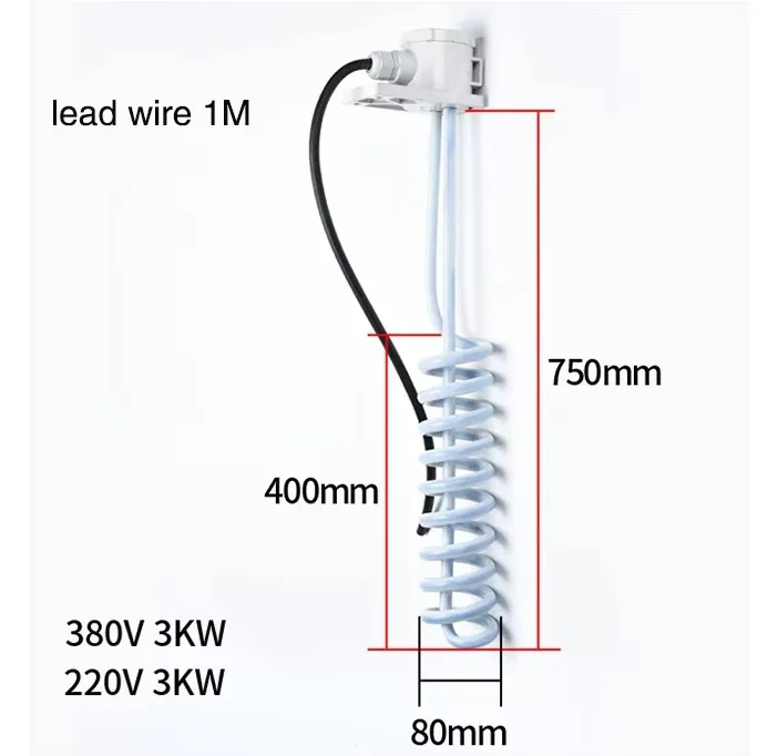 Anti Corrosion PTFE Water Heater