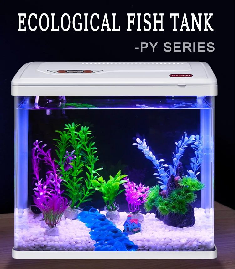 Square Indoor Tilapia Goldfish Tank For Betta Saltwater Aquarium Turtle