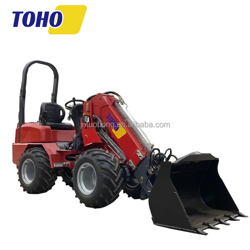 Tobar Mini Loader Counterweights TH180 New Wheel Loaders 1ton 2ton - High Efficiency Mini Loaders for Sale