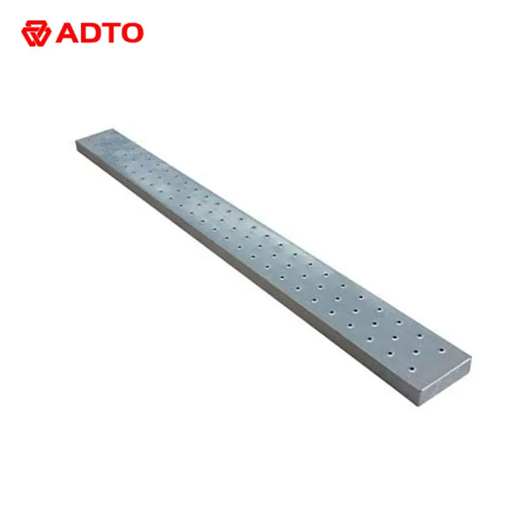 Kwikstage Scaffold Plank Industrial-Style Heavy-Duty Light Galvanized Finish Steel Board for Construction Building